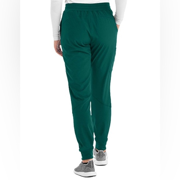 Barco One Women's Three Pocket Elasticwaist Cargo Jogger Green Size Small - Picture 2 of 15